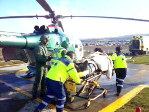 Trabajador grave tras explotar horno