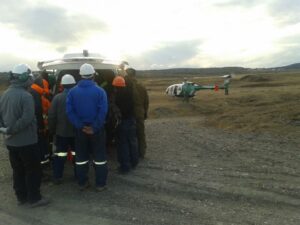 Trabajador de forestal sufrió graves lesiones al ser aplastado por arbol