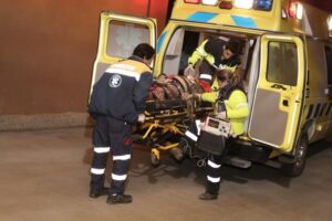 Mujer embarazada se encuentra en riesgo vital por accidente