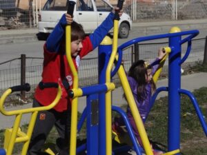 Barranco Amarillo implementó máquinas para fomentar actividad física