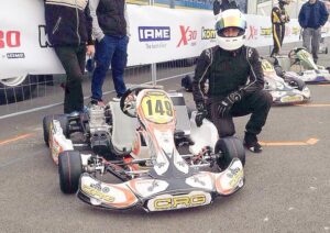 Magallánico se abre espacio en el mundial de Karting