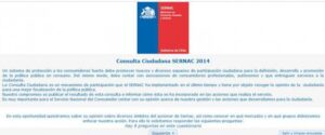 Sernac implementó consulta ciudadana