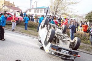 Milagrosa salvada de los 5 lesionados que dejó colisión con volcamiento