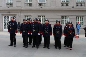 Hoy fueron reconocidos cerca de 100 voluntarios del Cuerpo de Bomberos