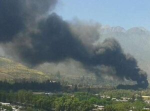 Un incendio afecta cercanías de Ciudad Deportiva de Zamorano