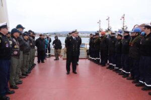 Rompehielos Almirante Óscar Viel inició 68º Campaña Antártica de la Armada