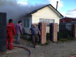 Principio de incendio en vivienda de la Población General del Canto