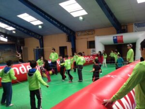 Vecinos de Natales realizaron actividad física en programa deportivo