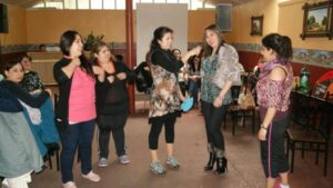Funcionarias de jardines de la Cormupa promocionan el autocuidado