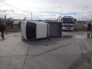 Choque entre camiones en el 
