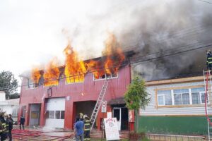 Marcelo “Papo” Alvarado Saldivia, de 17 años es el nombre del jóven brigadier de bomberos fallecido en incendio