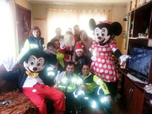 SAMU apadrinó a niño accidentado
