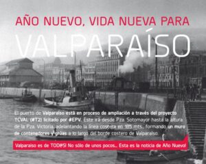 Algo más que fuegos artificiales tendrá Valparaíso esta noche de año nuevo