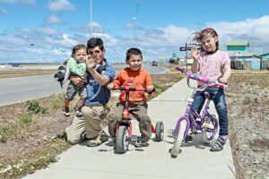 Regalos sobre ruedas salieron a  relucir por las calles de Punta Arenas