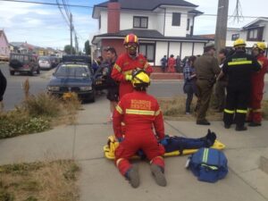 Dos pasajeras de colectivo resultaron lesionadas en accidente de tránsito