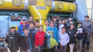 Niños conocen la generación eléctrica en visita a EDELMAG