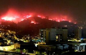 Muerte de pajaros fue la causa del gran incendio en Valparaíso