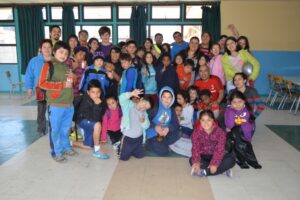 Jefa de Educación de la CORMUPA, visitó a niños del programa “Escuelas Abiertas”