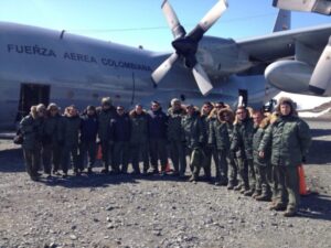 FACH realiza instrucción a pilotos de la Fuerza Aérea Colombiana (fac) para operar en territorio antártico