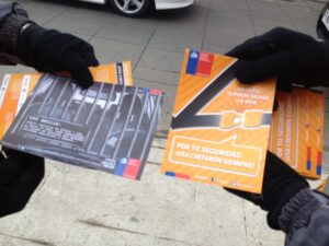 Transportes realizó campaña de prevención de accidentes