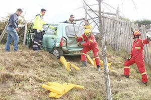 Tres lesionadas en violento accidente ocurrido en la Avenida Costanera