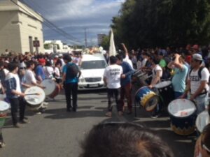 Multitudinaria despedida a David Morales Cárcamo