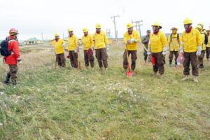 La tarea de prevenir y combatir  el fuego en Última Esperanza