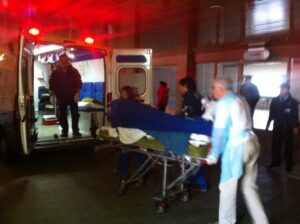A Santiago fue trasladada esta tarde doctora que sufrió graves quemaduras