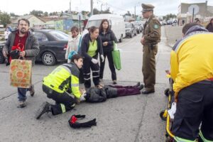 Atropellan y dejan grave a mujer en pleno centro