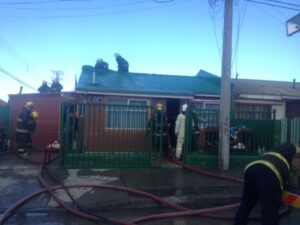 Vivienda de la Población General del Canto sufrió daños en incendio