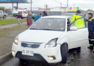 Una mujer y una menor resultaron lesionadas en una colisión