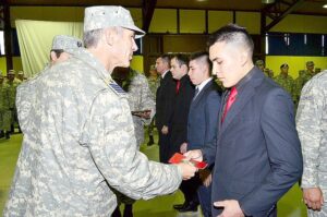 Licenciatura de soldados conscriptos 2014 de la IV Brigada Aérea