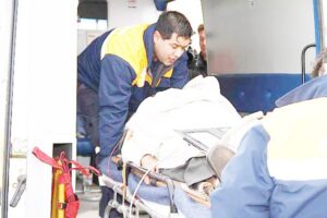 El SAMU apoyó evacuación aeromédica de hombre apuñalado en Porvenir