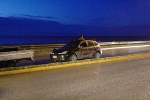 Daños tras colisión por alcance