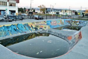 Bike Park convertido en una “piscina” tras lluvias