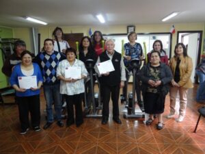 Implementan equipamiento deportivo en la Junta de Vecinos N°18 con iniciativa FOSIS
