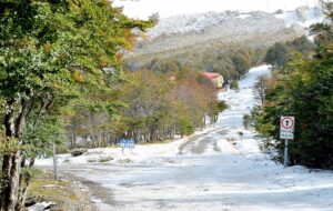 Bajas temperaturas y escarcha en la ruta
