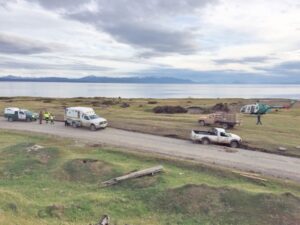 Amplio operativo de emergencia causaron tres pacientes ebrios en accidente en Río Verde