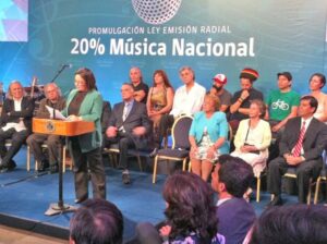 Promulgan Ley de Emisión Radial del 20% de Música Nacional