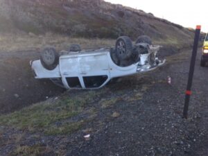 Escarcha e imprudencia, dos factores preponderantes en accidentes de tránsito
