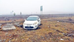 Neblina en la ruta provocó despiste de conductor argentino