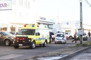 Colisión de bus Movigas y furgón