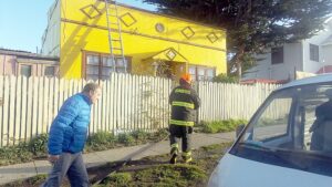Moradores  evitaron incendio de su vivienda