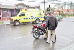Motorista lesionado