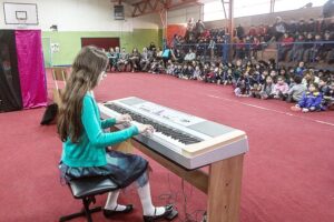 Pilar Delgado  en la Escuela Argentina