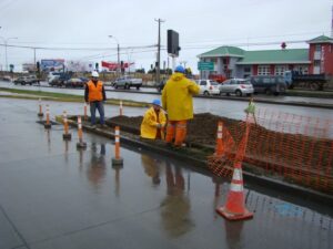 Serviu inició la construcción de cinco nuevos sumideros de aguas lluvias en la Avenida Frei
