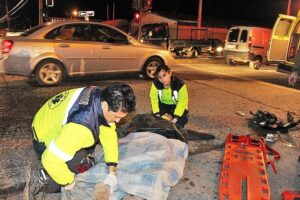 Taxista atropelló a peatón y se dio a la fuga