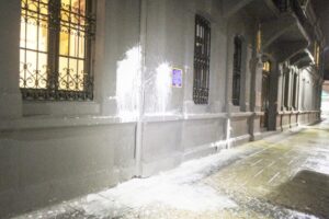 Con una veintena de detenidos y daños millonarios terminó anoche marcha no autorizada