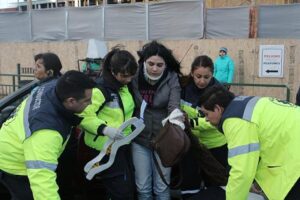 Accidente dejó una lesionada y gran congestión vehicular