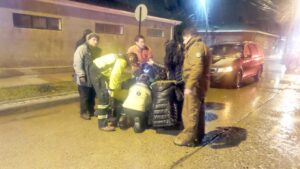 Con fractura grave de pelvis resultó hombre atropellado